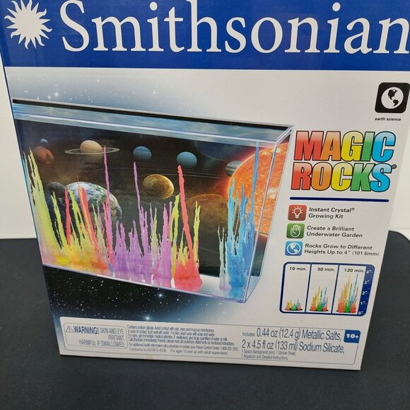 Discovery Crystal Aquarium Grow Colorful Crystals Smithsonian Magic Nightlight - Picture 7 of 7